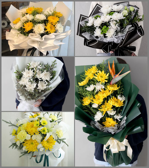 北京顺义区龙湾屯镇丁甲庄村白事花束代送